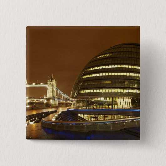 Tower Bridge und Greater London Authority Button (Vorderseite)