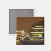 Tower Bridge und Greater London Authority Magnet (Vorderseite/Rückseite)