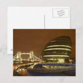 Tower Bridge und Greater London Authority Postkarte (Vorne/Hinten)