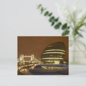 Tower Bridge und Greater London Authority Postkarte (Stehend Vorderseite)