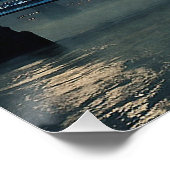 Tower Bridge und London Fog Poster (Ecke)