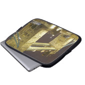 Tower Bridge und River Thames at dusk, London, Laptopschutzhülle (Vorne Knopf)