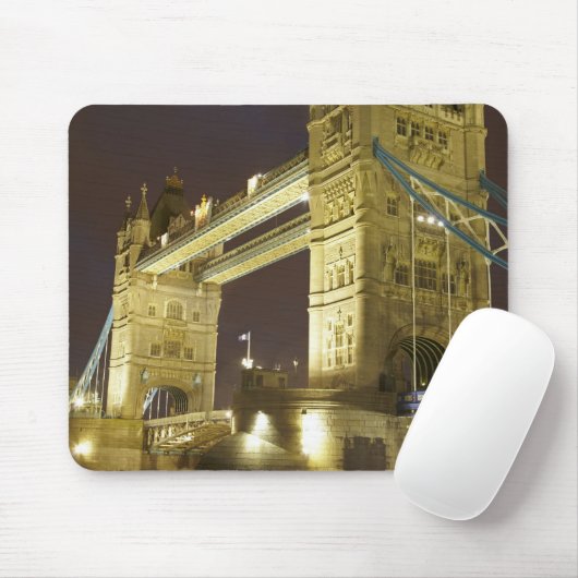 Tower Bridge und River Thames at dusk, London, Mousepad (Mit Mouse)