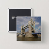 Tower Bridge und River Thames, London, Button (Vorne & Hinten)