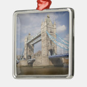 Tower Bridge und River Thames, London, Ornament Aus Metall (Links)