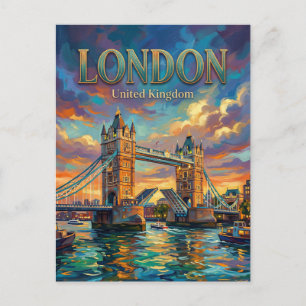 Tower Bridge Vereinigtes Königreich Postkarte