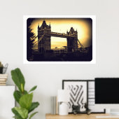 Tower Bridge Vintage Poster (Heimbüro)