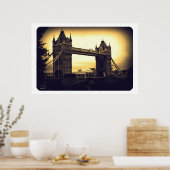 Tower Bridge Vintage Poster (Küche)