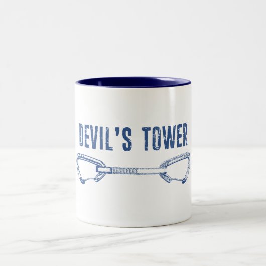 Tower Climbing Quickziehung Zweifarbige Tasse (Mittel)