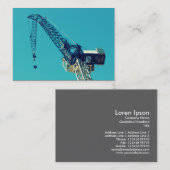 Tower Crane v2 Visitenkarte (Vorne/Hinten)
