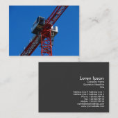 Tower Crane Visitenkarte (Vorne/Hinten)