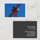 Tower Crane Visitenkarte (Vorne/Hinten)