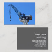 Tower Crane Visitenkarte (Vorne/Hinten)