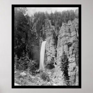 Tower Falls Yellowstone 1899 Poster