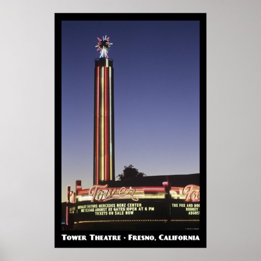 Tower, Fresno Poster (Vorne)