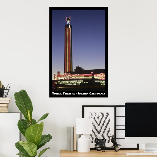 Tower, Fresno Poster (Heimbüro)