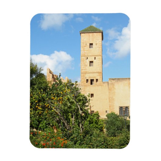 Tower in Rabat, Marokko Magnet (Vertikal)