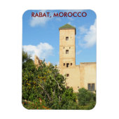 Tower in Rabat, Marokko Magnet (Vertikal)
