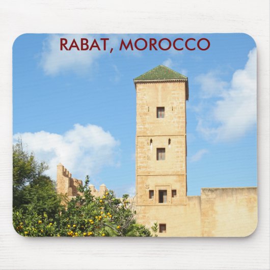 Tower in Rabat, Marokko Mousepad (Vorne)