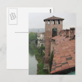 Tower in Verona, Italien Postkarte (Vorne/Hinten)