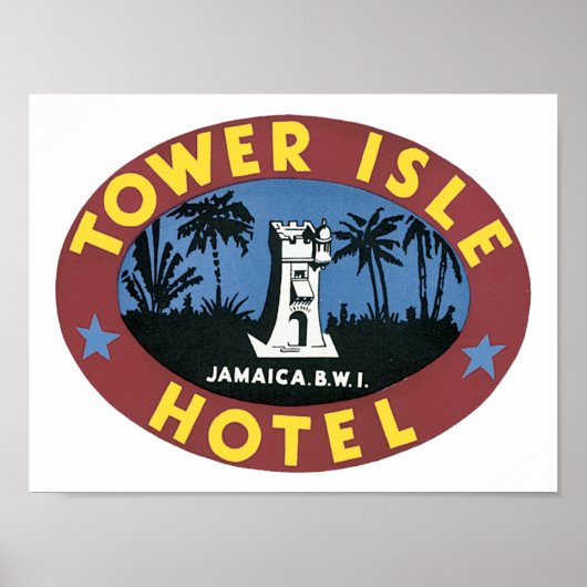 Tower Isle Hotel, Jamaice BWI Poster (Vorne)