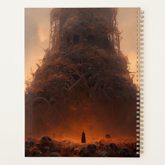 Tower made by Bones Dark Fantasy Art Planer (Rückseite)