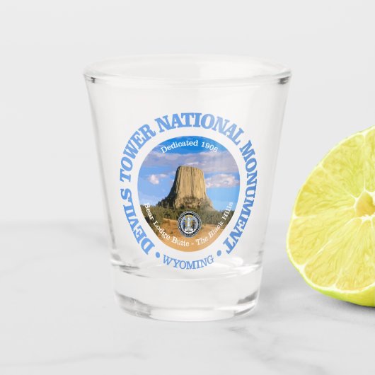 Tower (NM) Schnapsglas (Vorderseite)