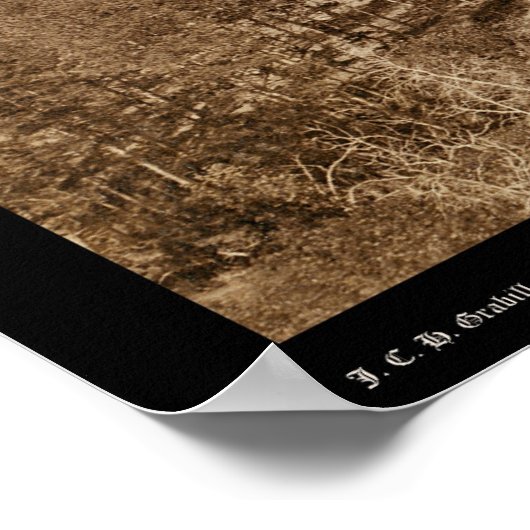 Tower oder Bärenlodge WY 1888 Poster (Ecke)