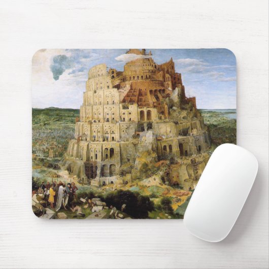Tower of Babel - Peter Bruegel Mousepad (Mit Mouse)