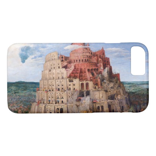 Tower of Babel, Pieter Bruegel the Elder, 1563 Case-Mate iPhone Hülle (Rückseite (Horizontal))