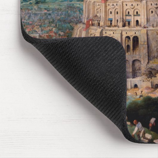 Tower of Babel, Pieter Bruegel the Elder, 1563 Mousepad (Ecke)