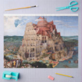 Tower of Babel, Pieter Bruegel the Elder, 1563 Seidenpapier (Basteln)