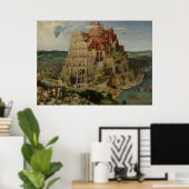 Tower of Babel von Pieter Bruegel the Elder Poster (Heimbüro)