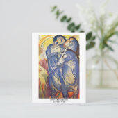 Tower of Blue Horses von Franz Marc Postkarte (Stehend Vorderseite)