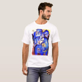 Tower of Blue Horses von Franz Marc T-Shirt (Vorne ganz)