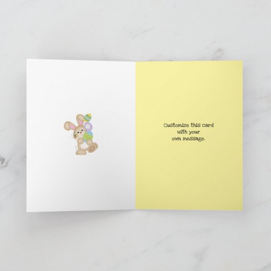 Tower of Colored Oaster Eggs Grußkarte Karte (Innenseite)