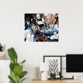 Tower of God Baam Rak and Khun Collage Poster (Heimbüro)