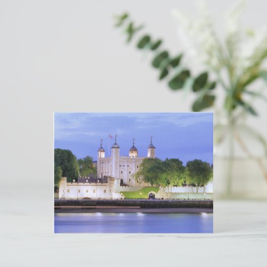 Tower of London and River Thames Postkarte (Stehend Vorderseite)