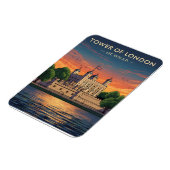 Tower of London at sunset Magnet (Linke Seite)