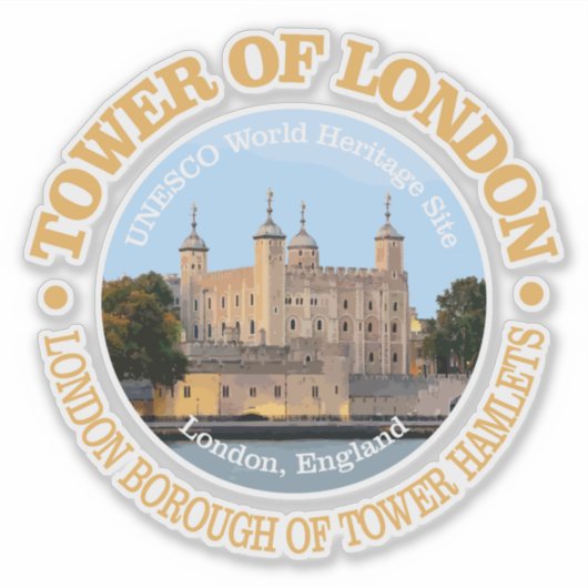 Tower of London Aufkleber (Vorderseite)