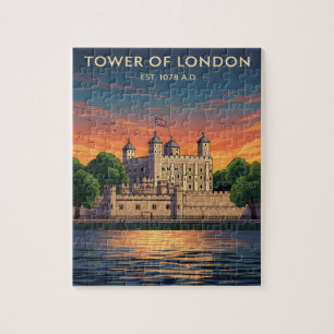 Tower of London bei Sonnenuntergang Puzzle