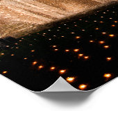 Tower of London Beyond the Deepening Shadow Poster (Ecke)