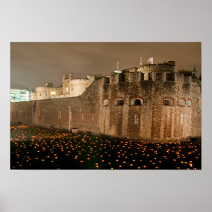 Tower of London Beyond the Deepening Shadow Poster