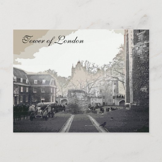 Tower of London By Alexandra Cook alias Linandara Postkarte (Vorderseite)