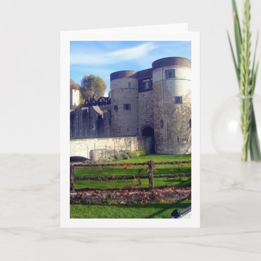 Tower of London Castle, England Karte (Vorderseite)