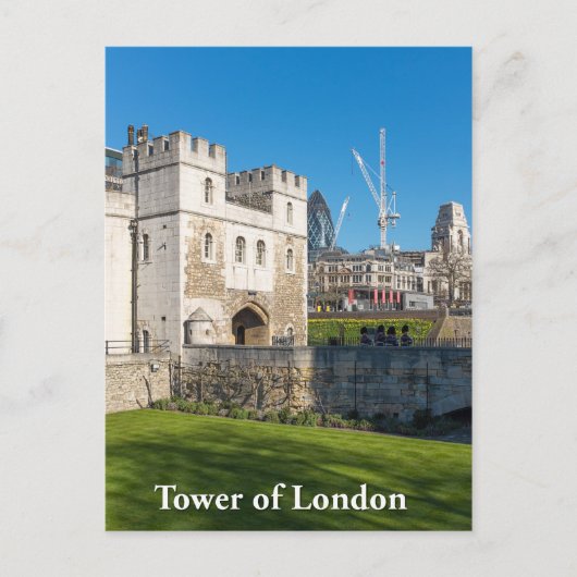Tower of London, England Postkarte (Vorderseite)