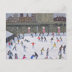 Tower of London Ice Rink 2015 Postkarte