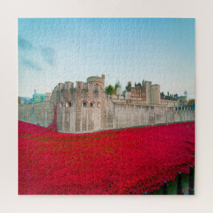 Tower of London November Mohnblumen Puzzle