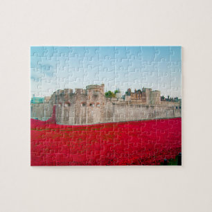 Tower of London November Mohnblumen Puzzle