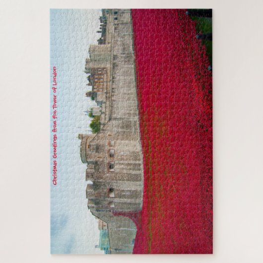 Tower of London November Poppies Jigsaw Puzzle (Vertikal)